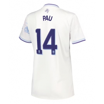 Billige Fotballdrakt Aston Villa Pau Torres #14 Replika Tredjedrakt Dame 2025-26 Kortermet